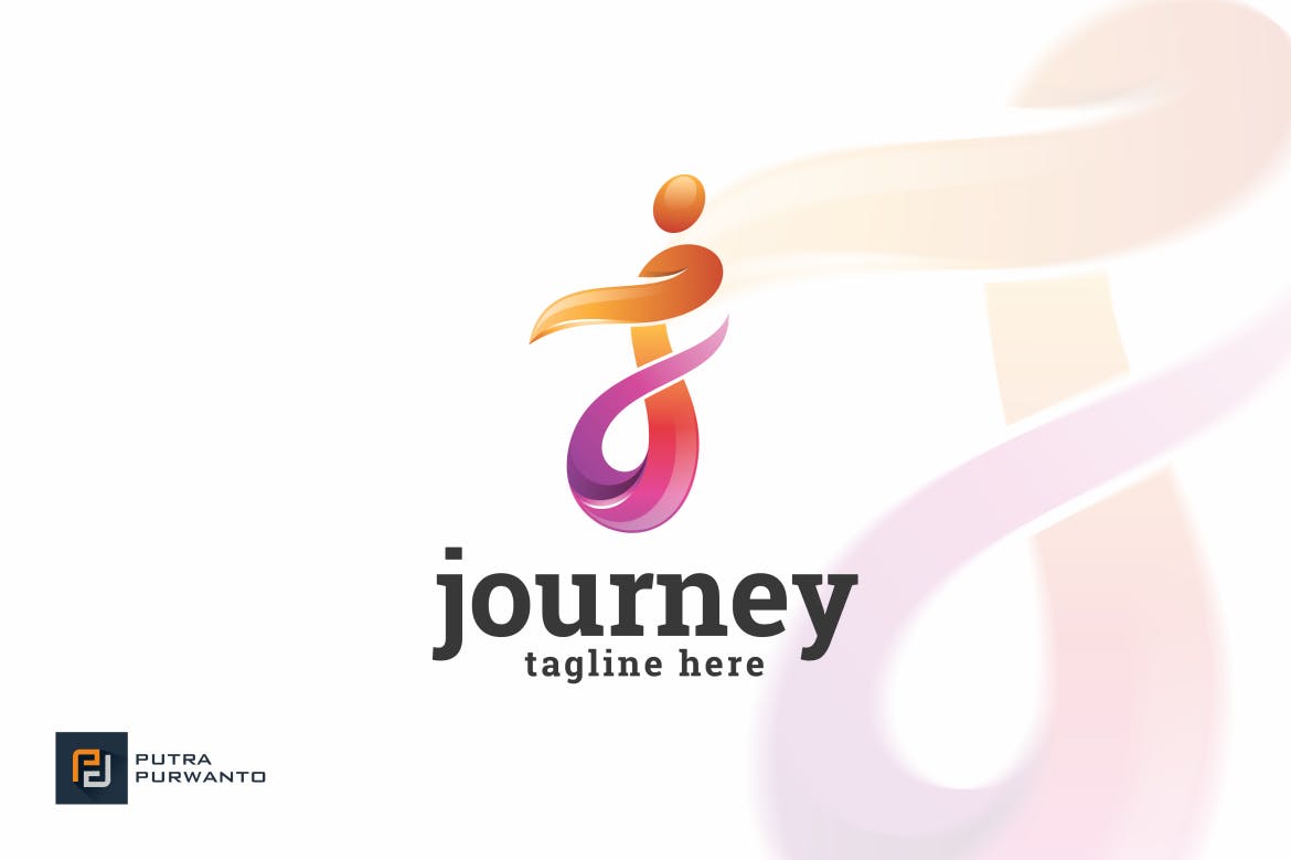 قالب J Journey Letter J