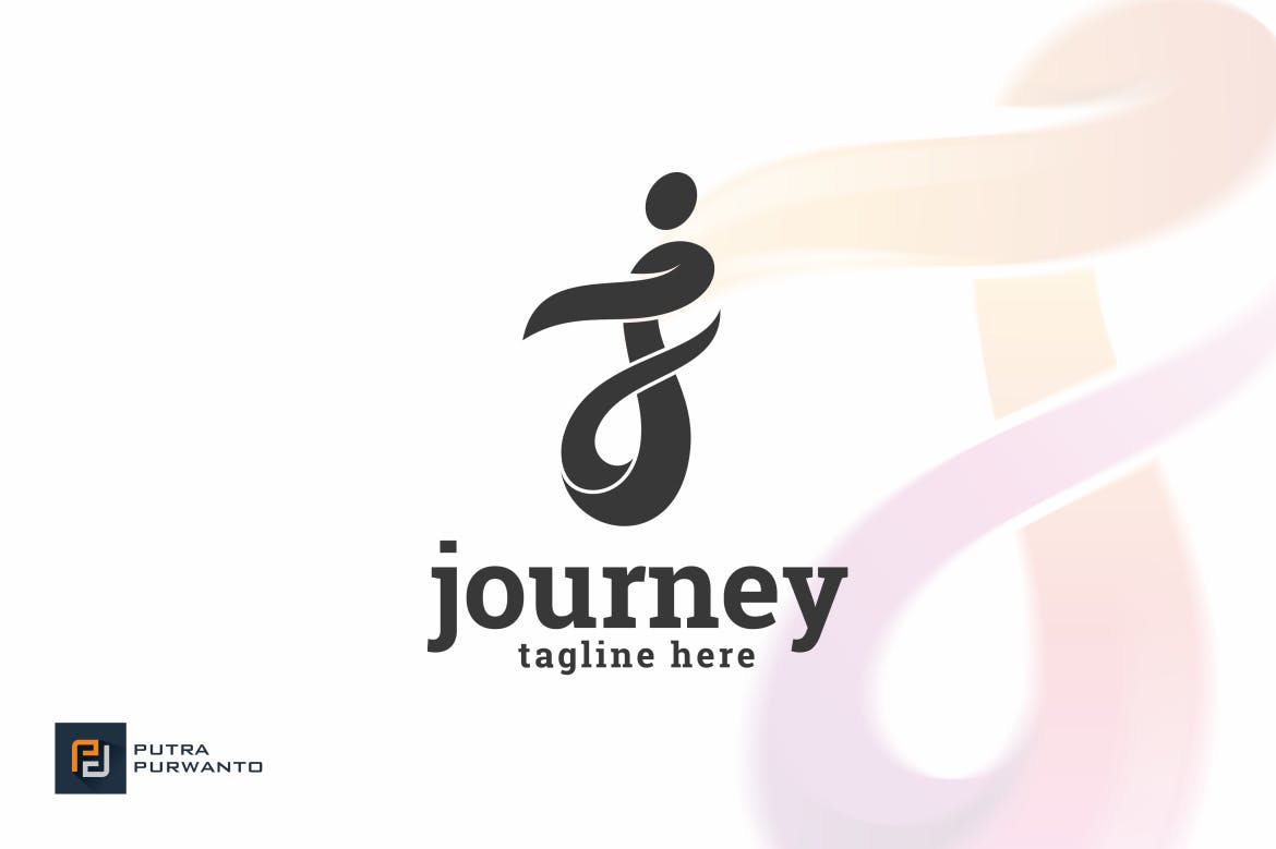قالب J Journey Letter J