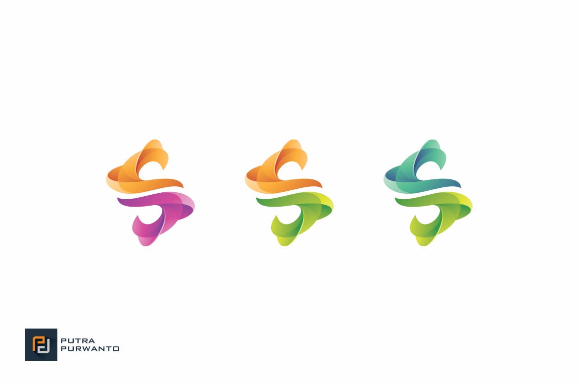 قالب لوگوی Super Letter S
