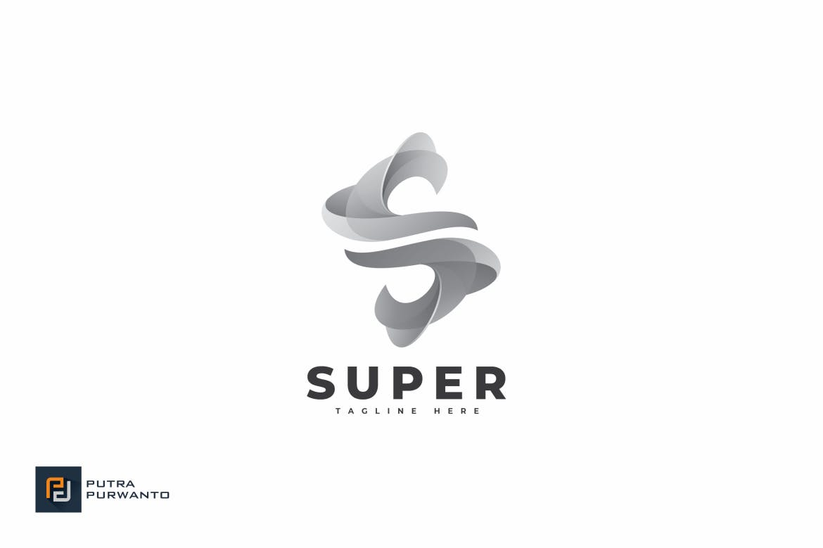 قالب لوگوی Super Letter S