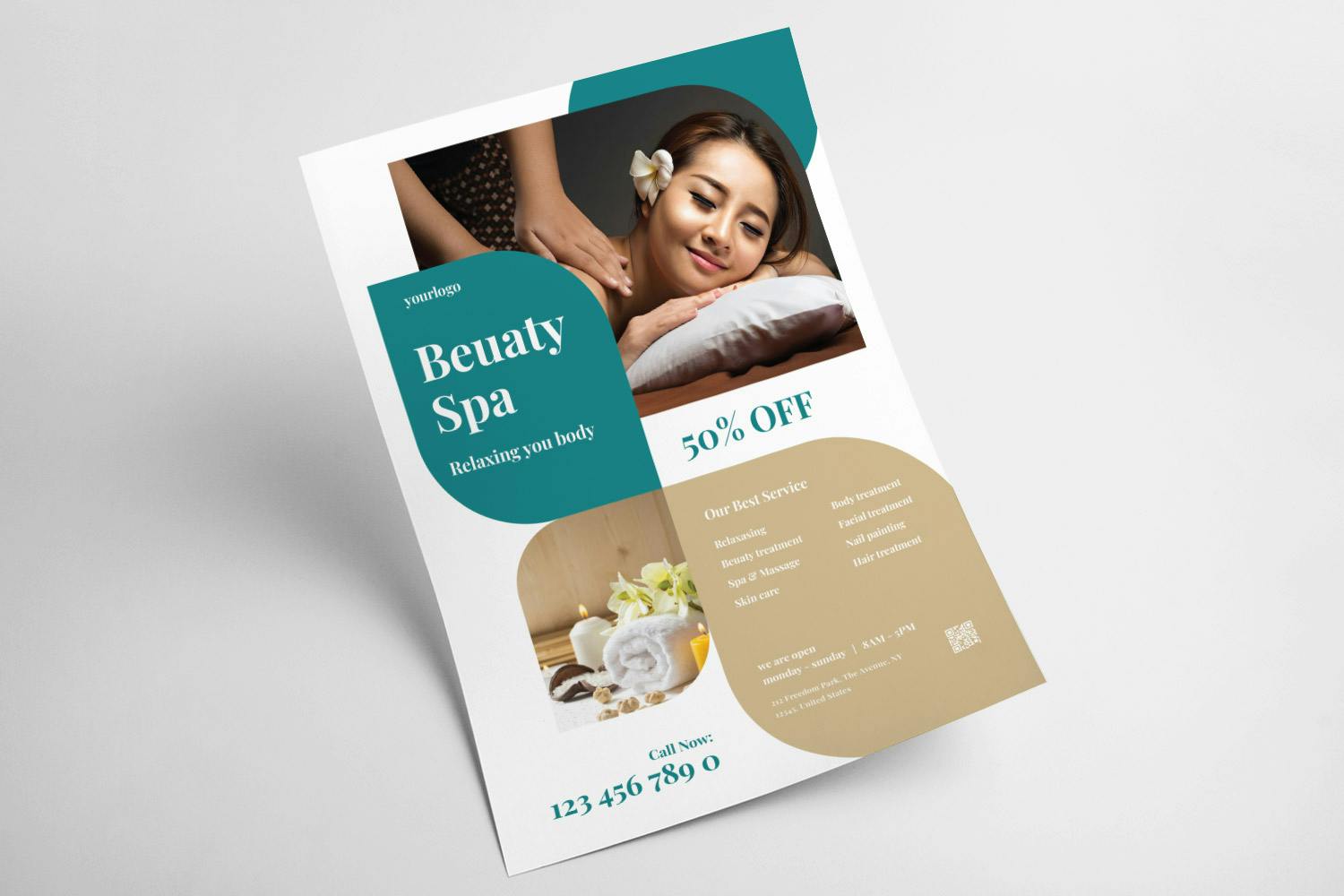 قالب Beauty Spa Flyer