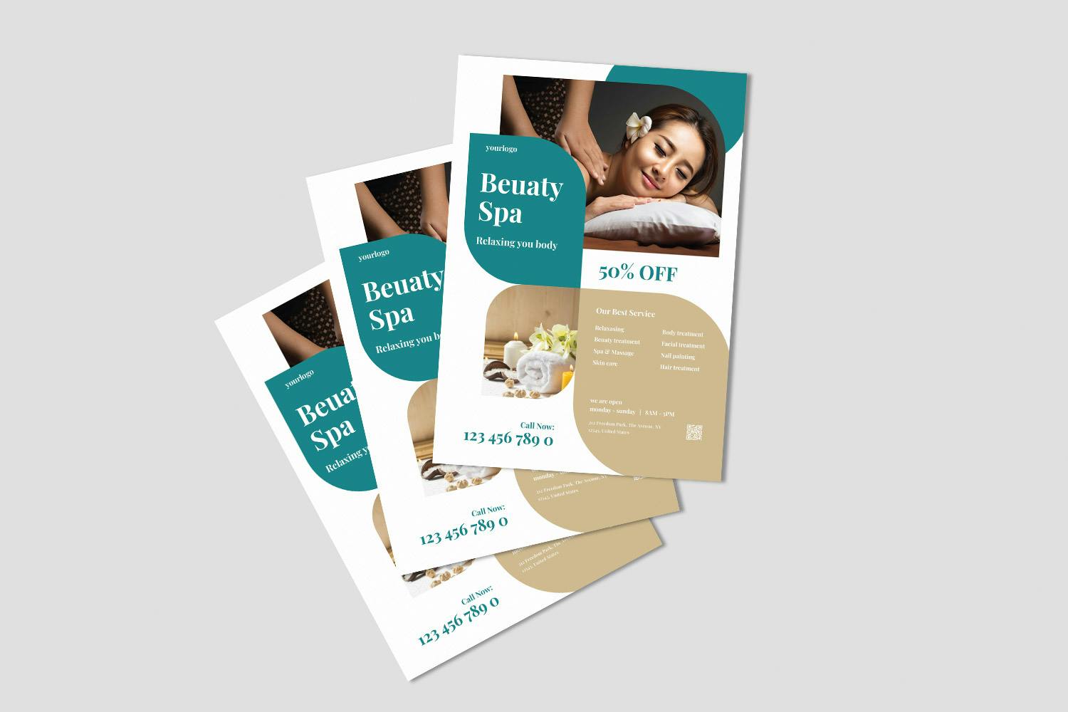 قالب Beauty Spa Flyer