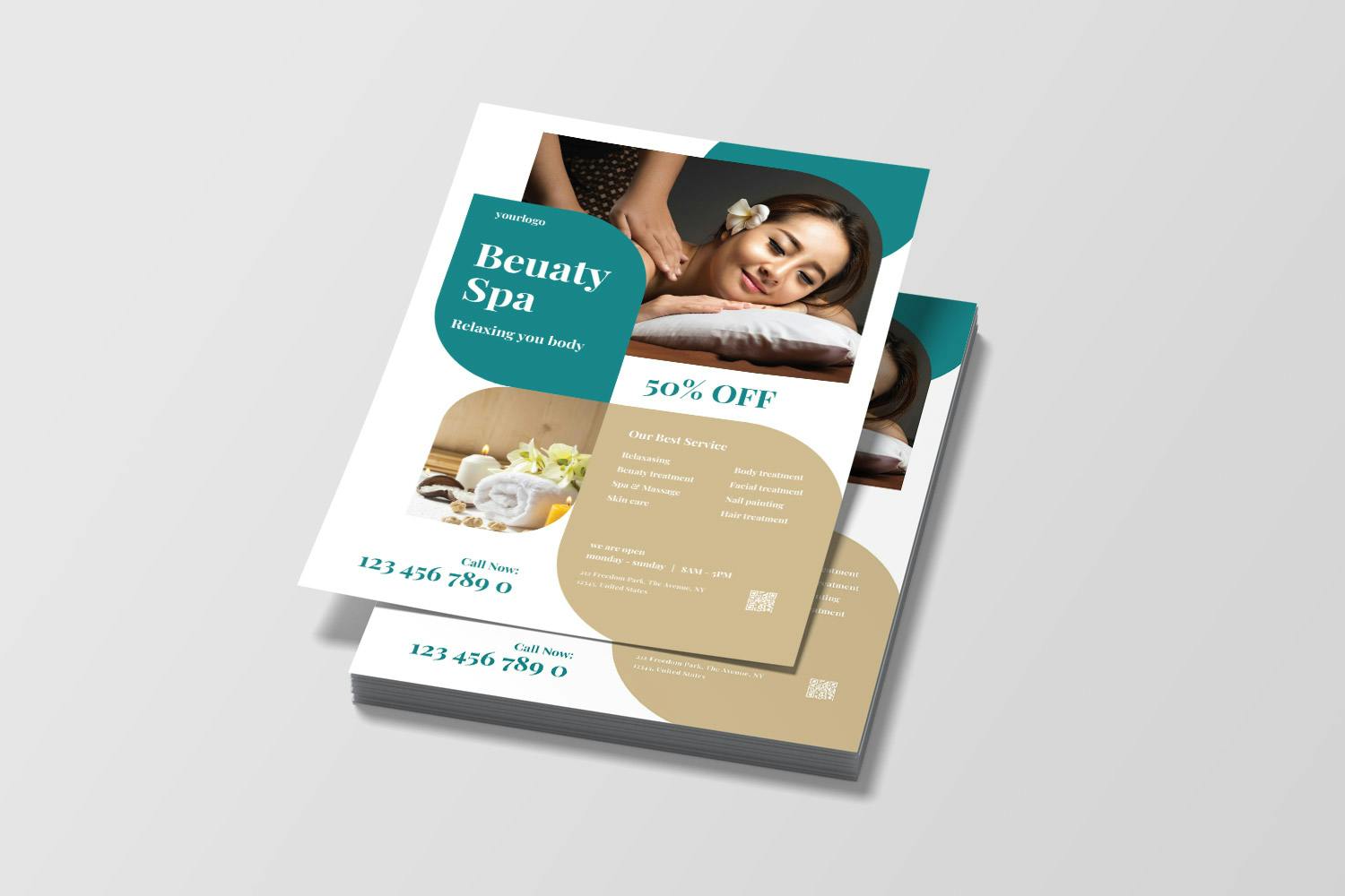 قالب Beauty Spa Flyer