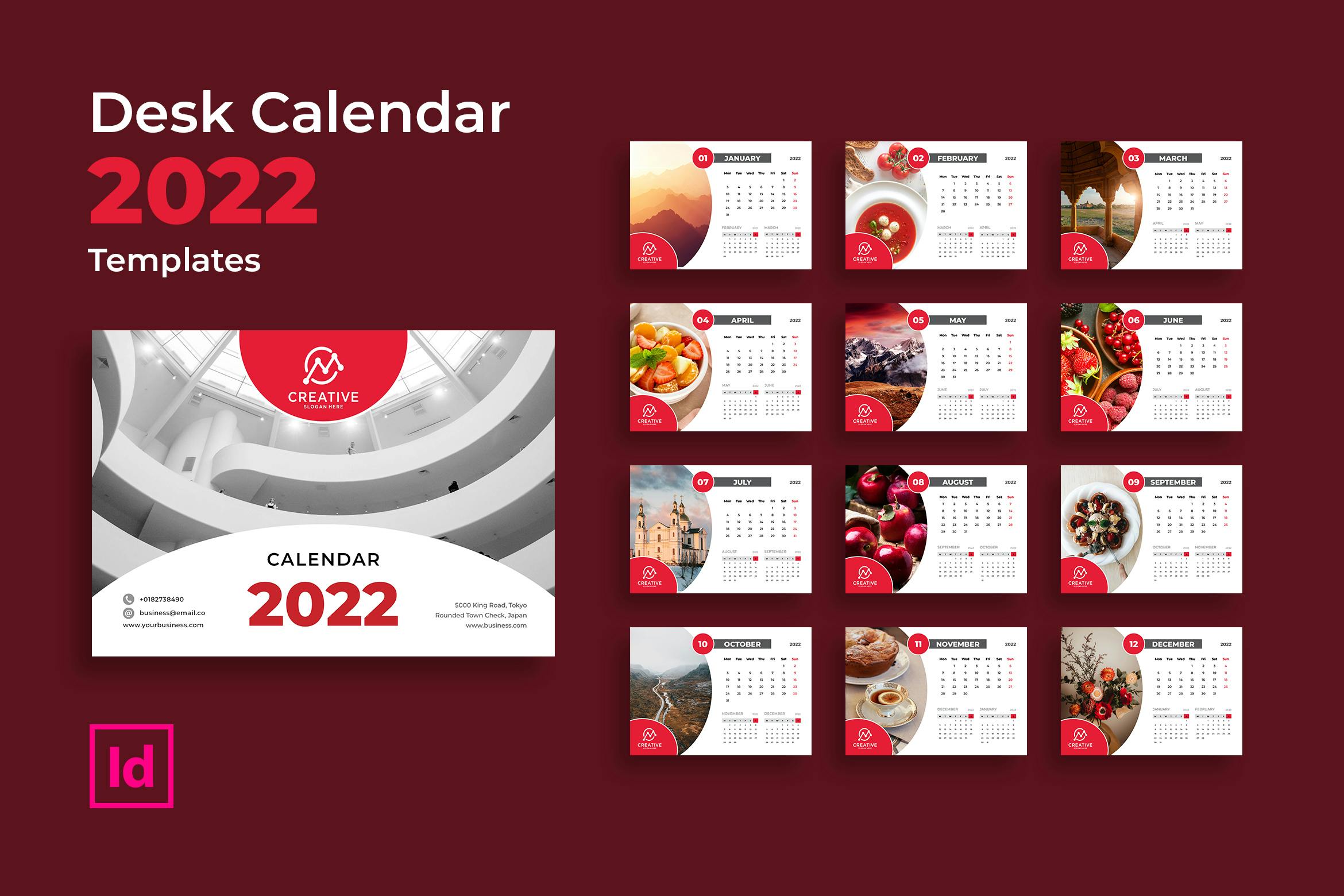 تقویم رومیزی 2022