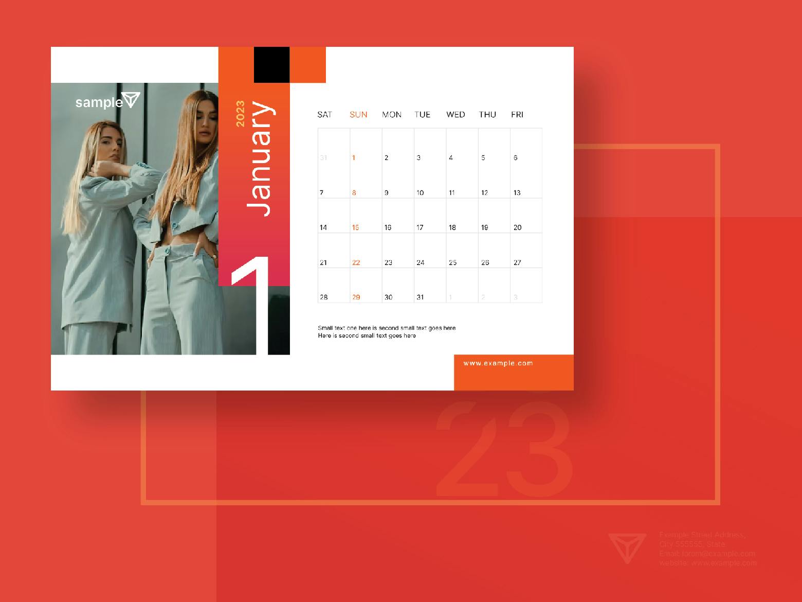 تقویم رومیزی 2023