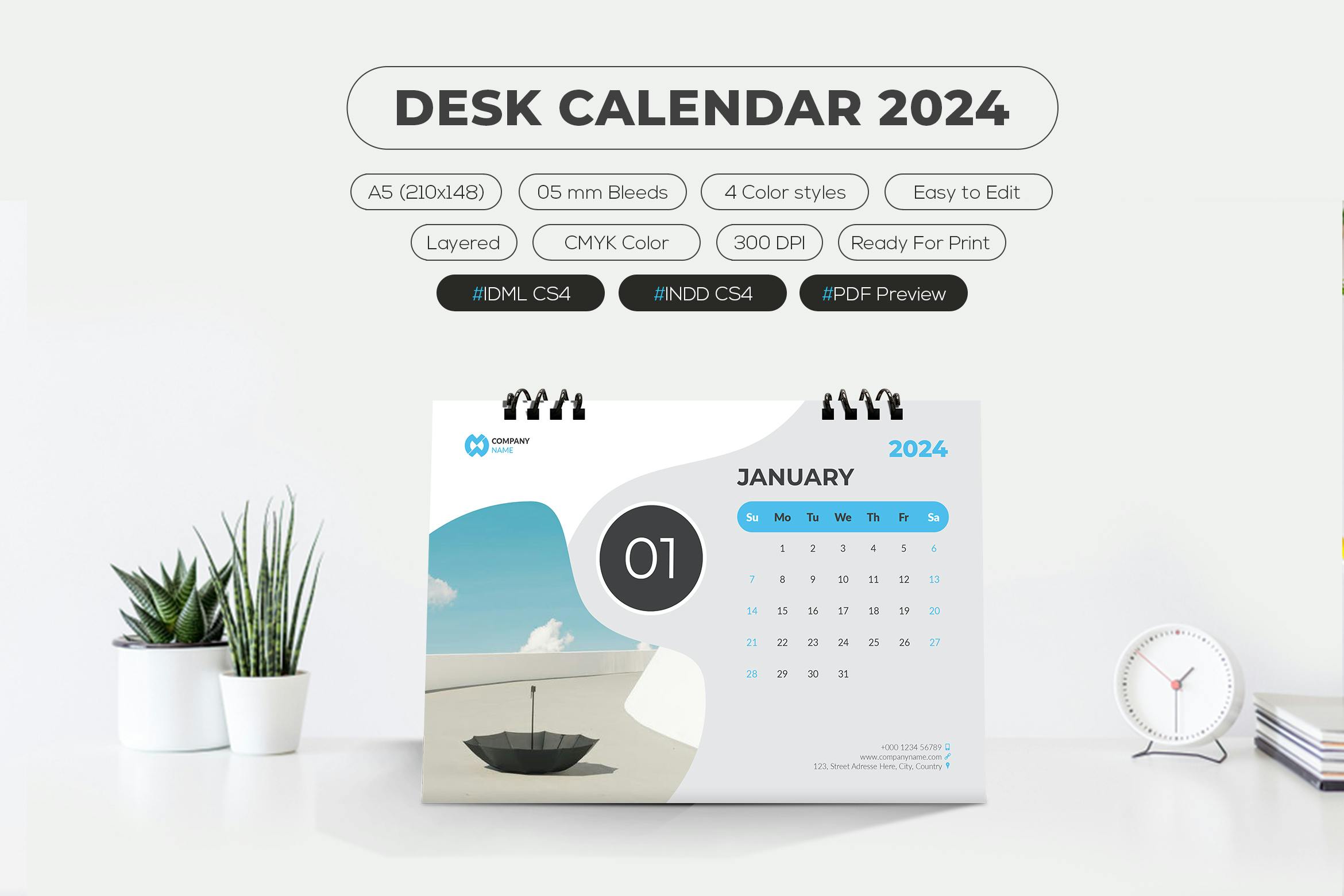 تقویم رومیزی 2024