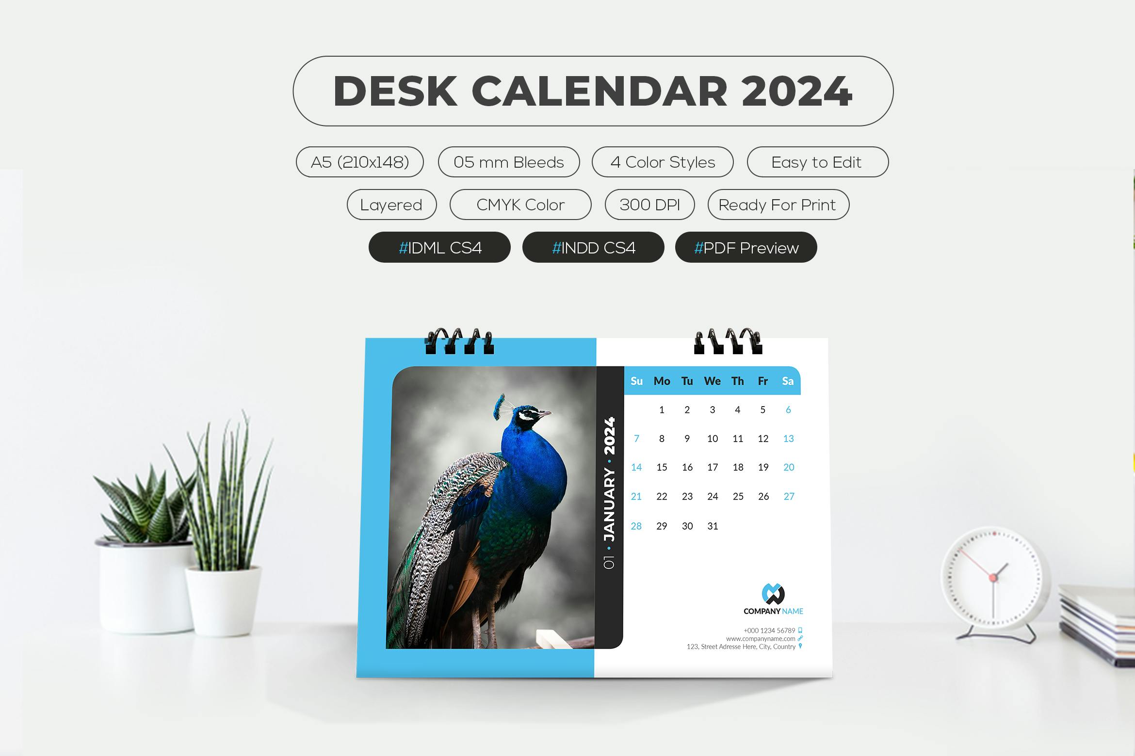 تقویم رومیزی 2024