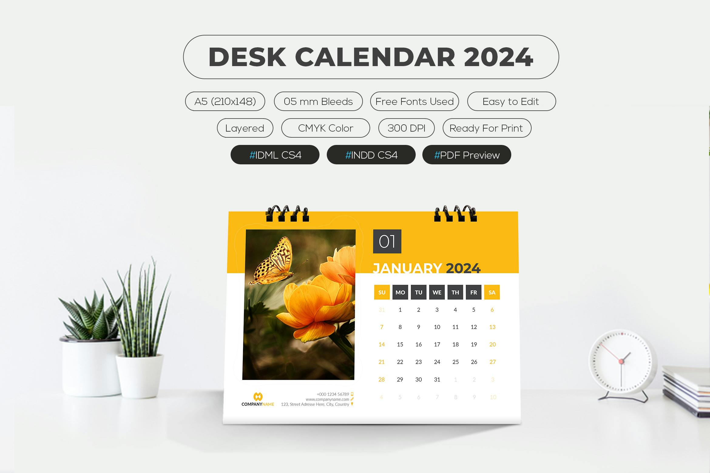تقویم رومیزی 2024