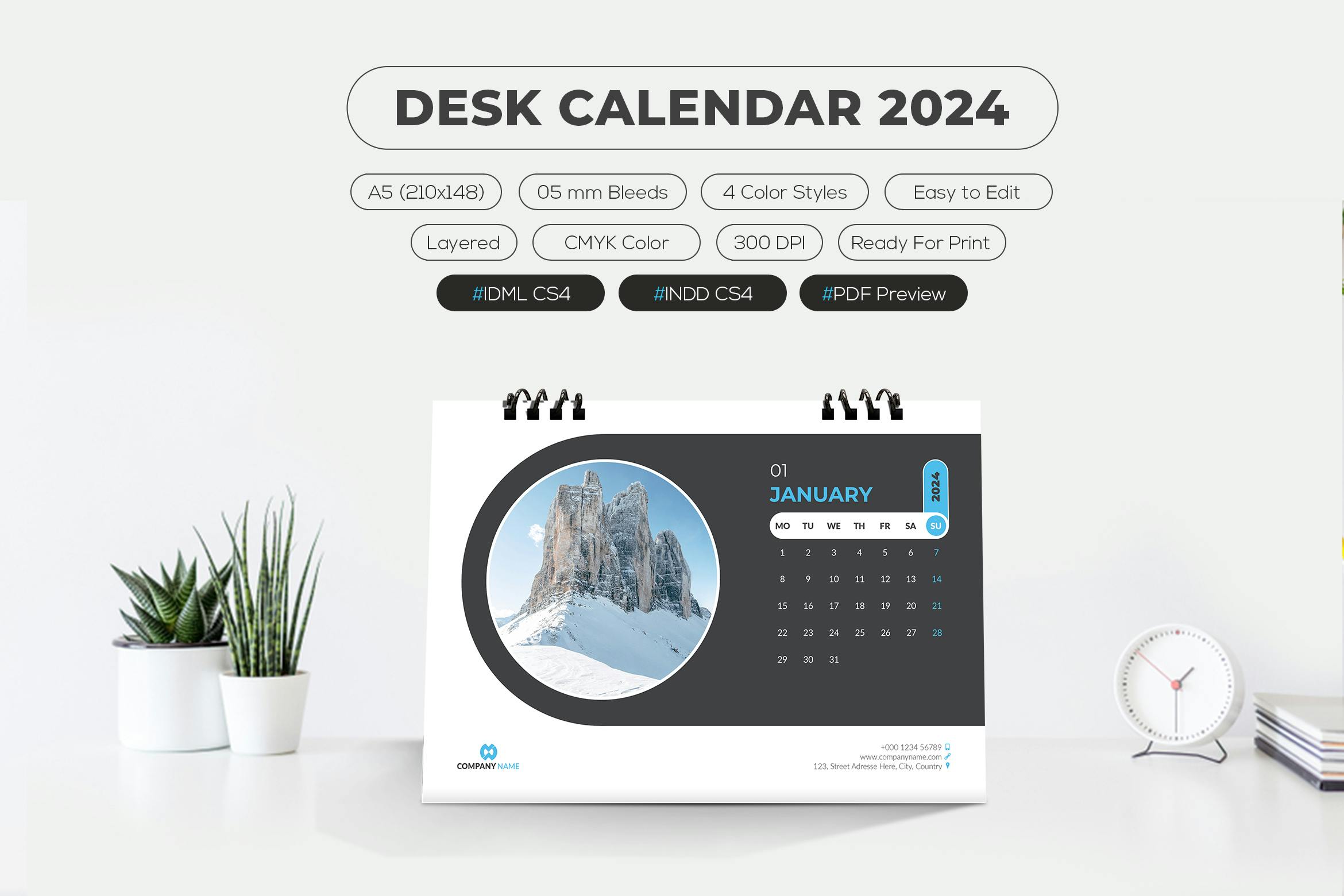 تقویم رومیزی 2024