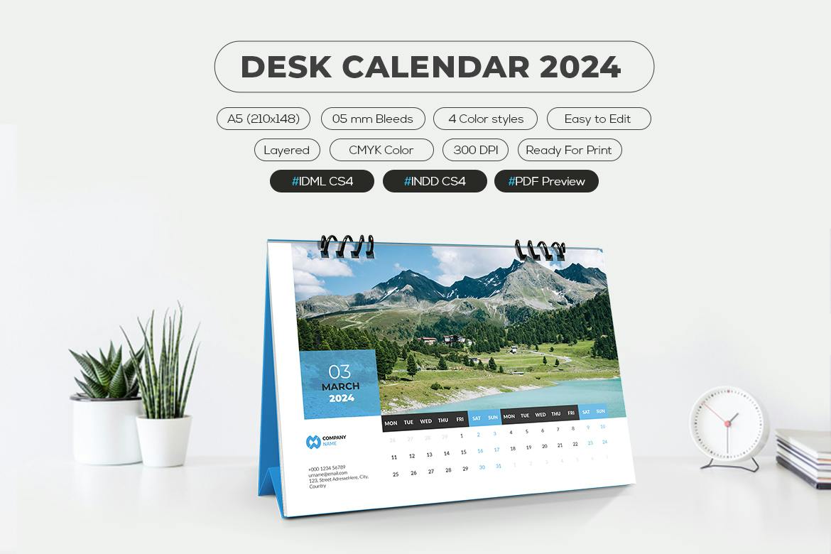تقویم رومیزی 2024