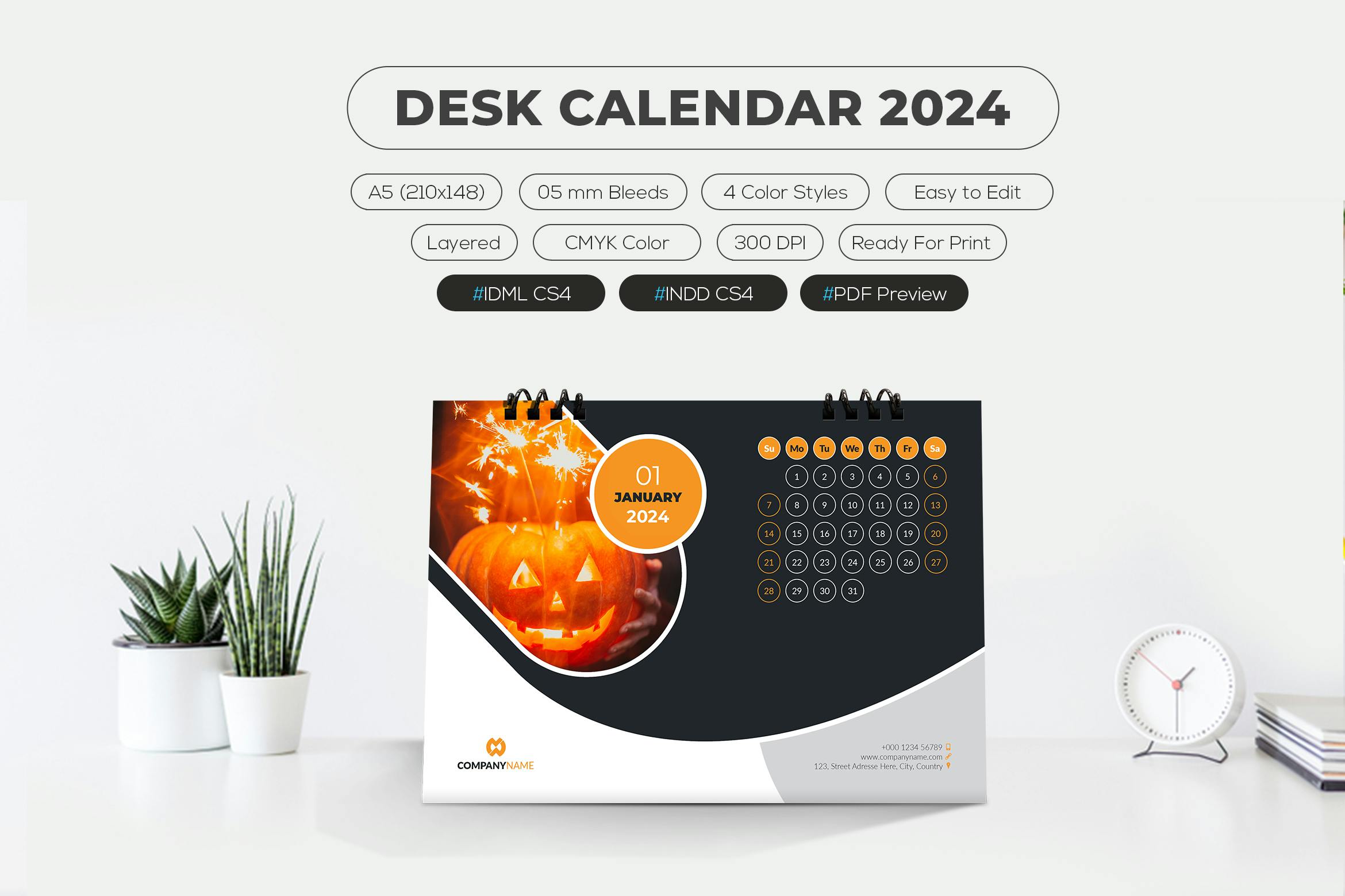 تقویم رومیزی 2024