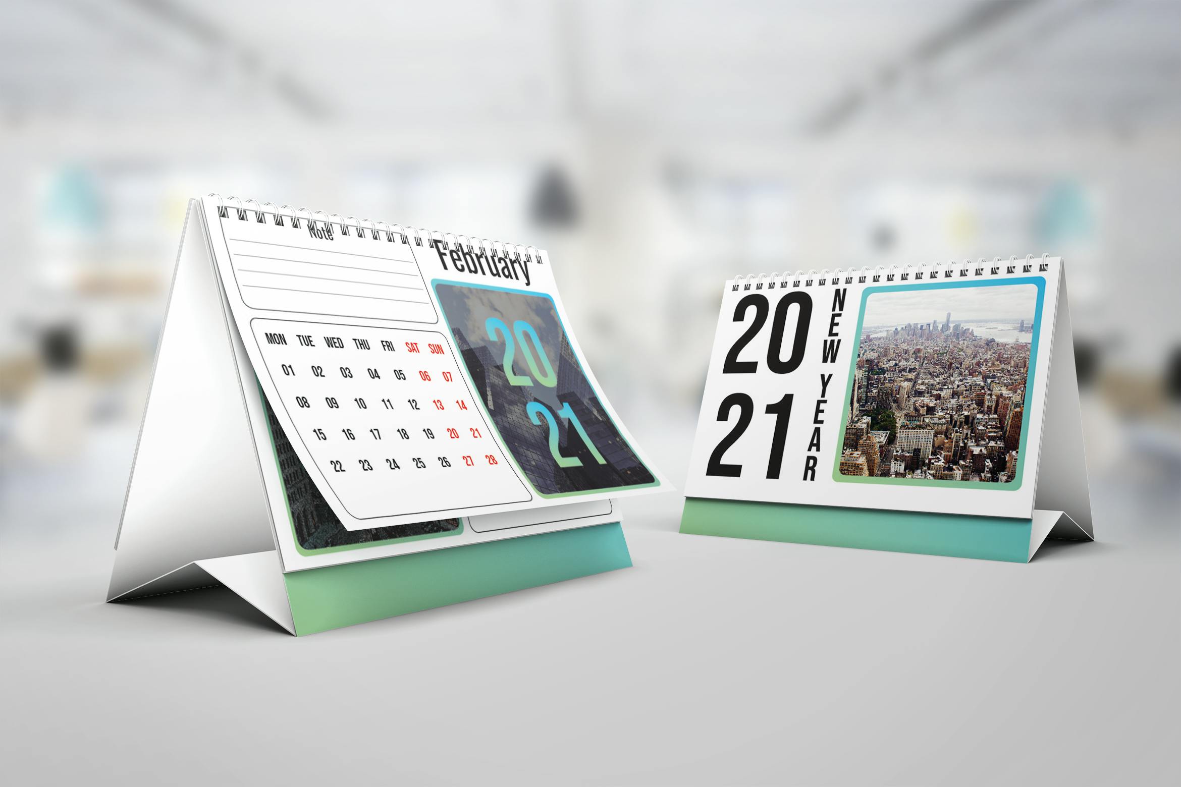 Skyscraper Calendar 2021 – قالب تقویم