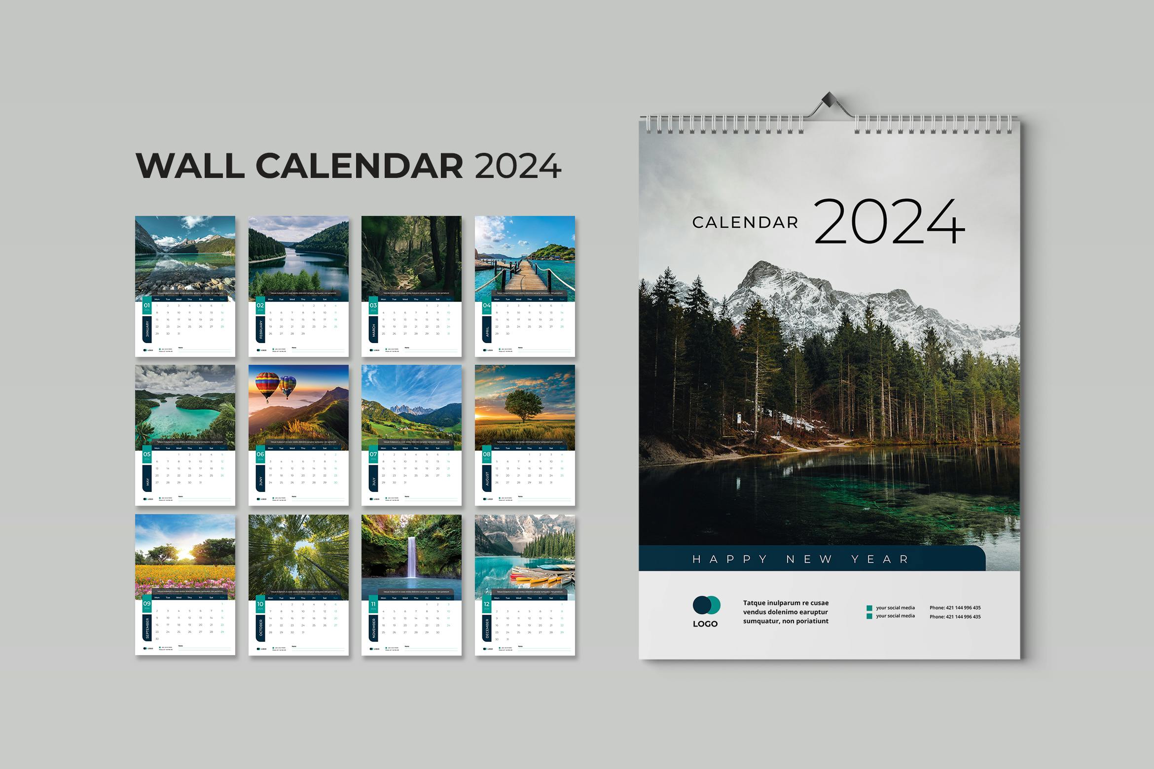 تقویم دیواری 2024