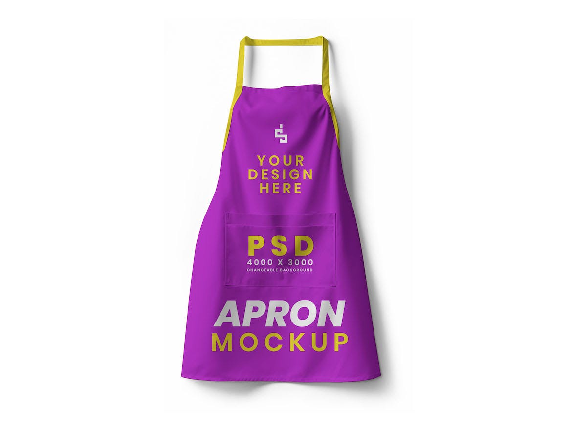 Apron Mockup قالب PSD