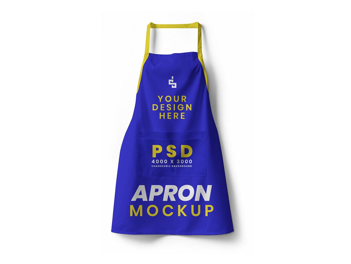 Apron Mockup قالب PSD