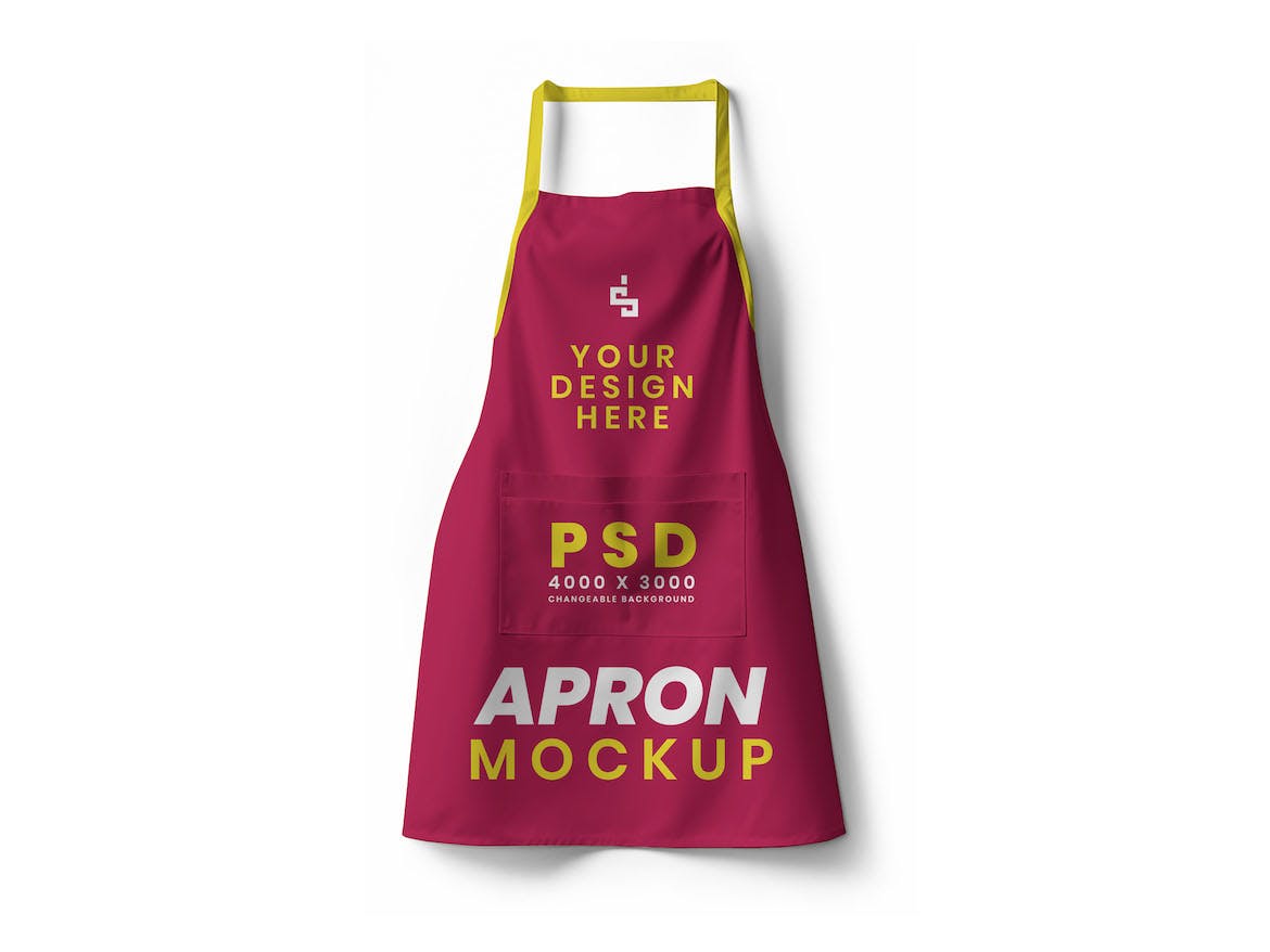 Apron Mockup قالب PSD