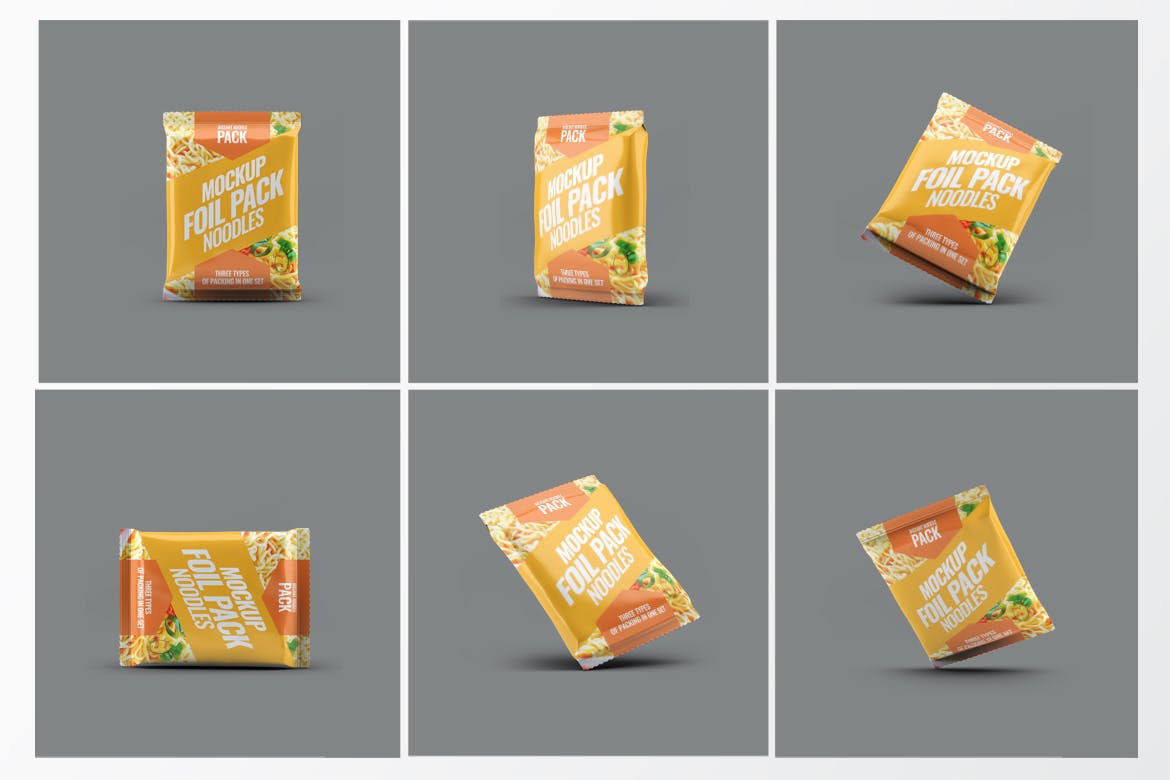 مدل کیسه فویل مواد غذایی فوری