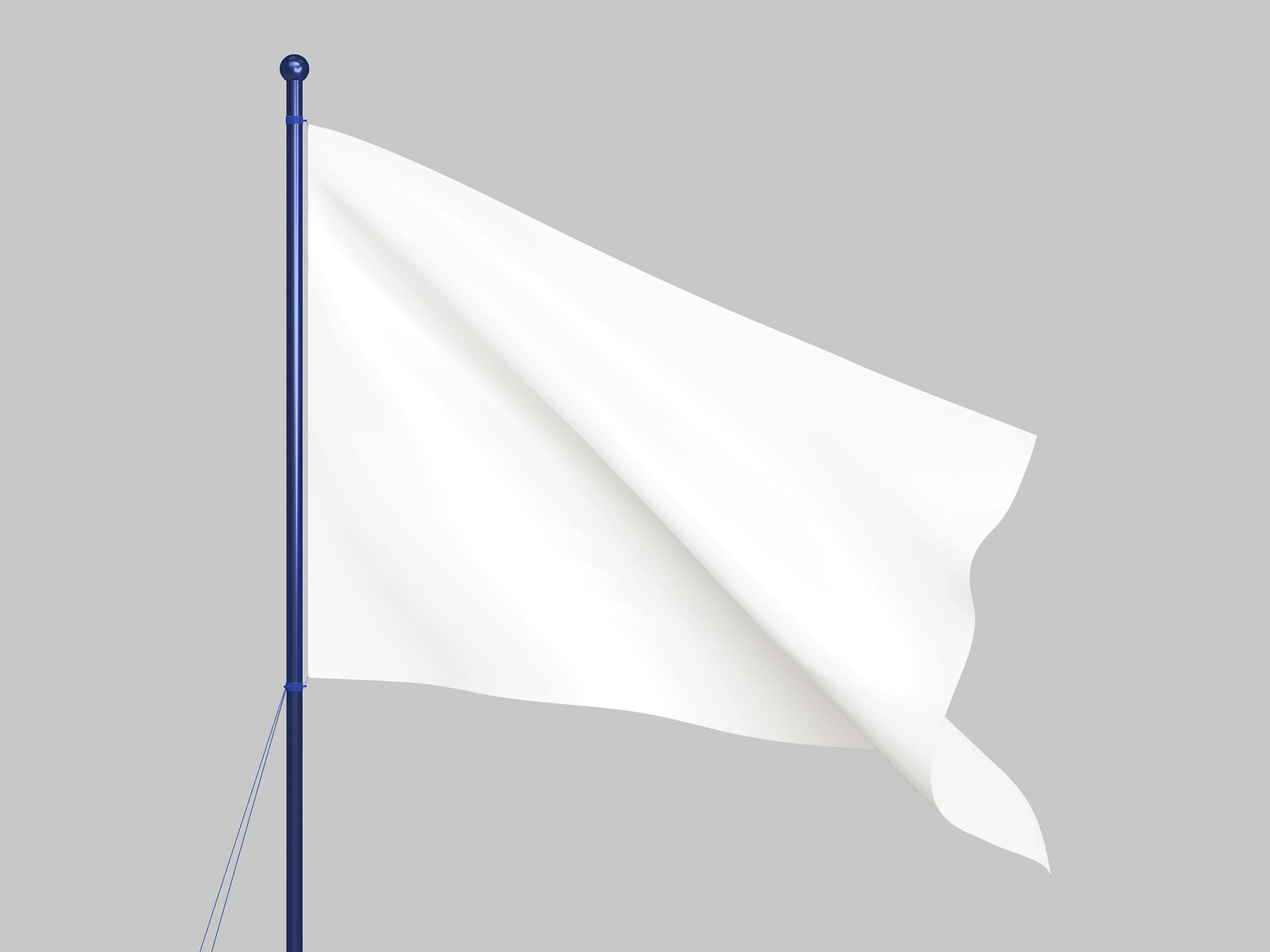 مجموعه موکاپ پرچم تکان دهنده واقعی