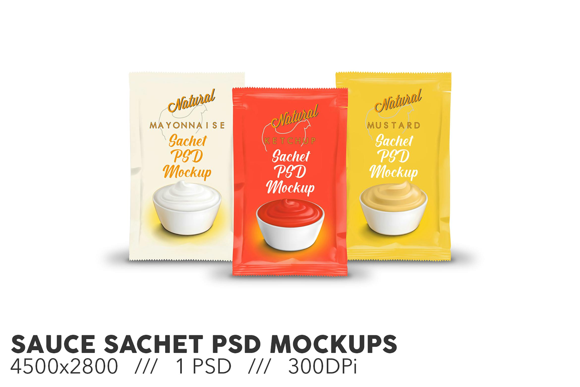 Sacet Sachet Mockups PSD