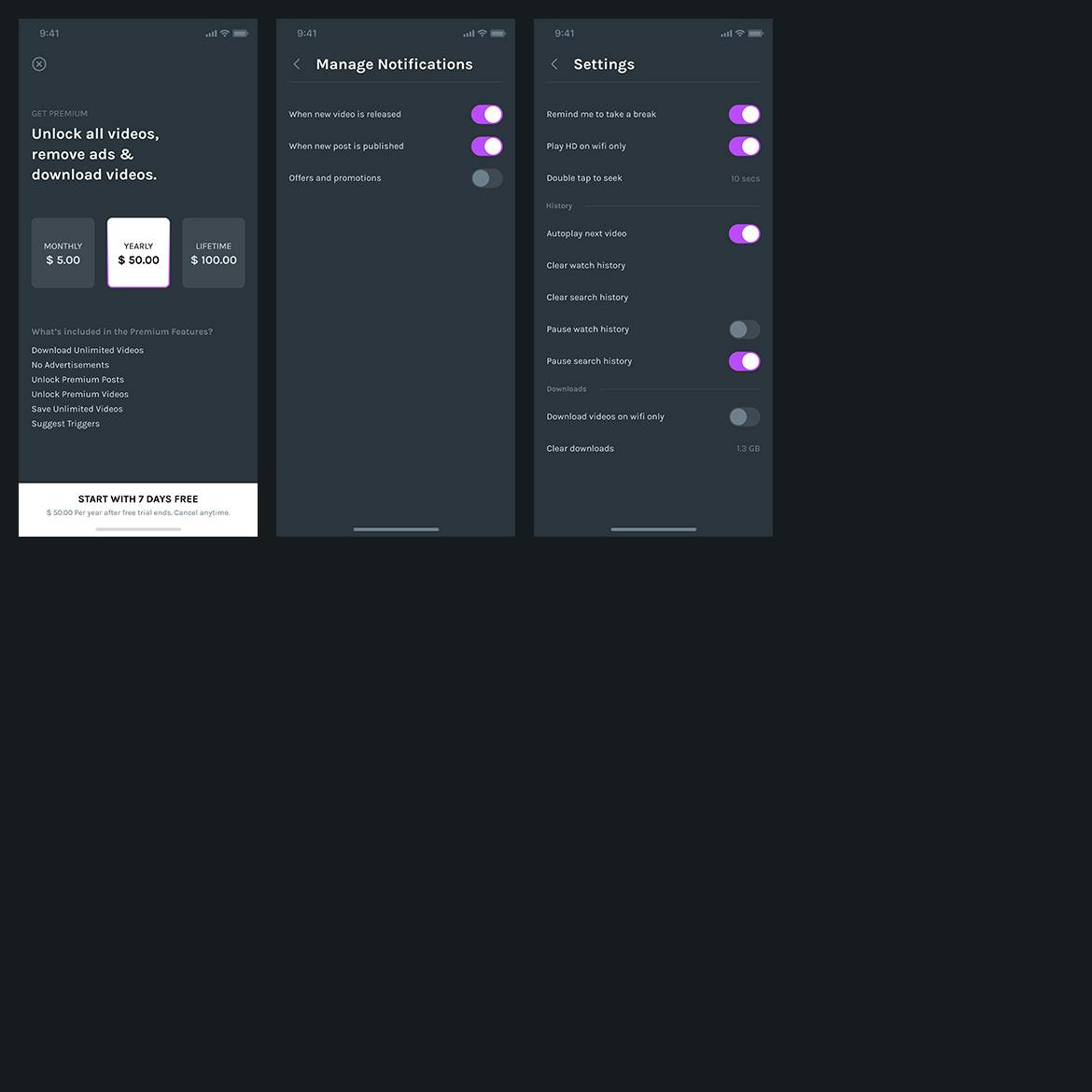 قالب Asmire App Figma