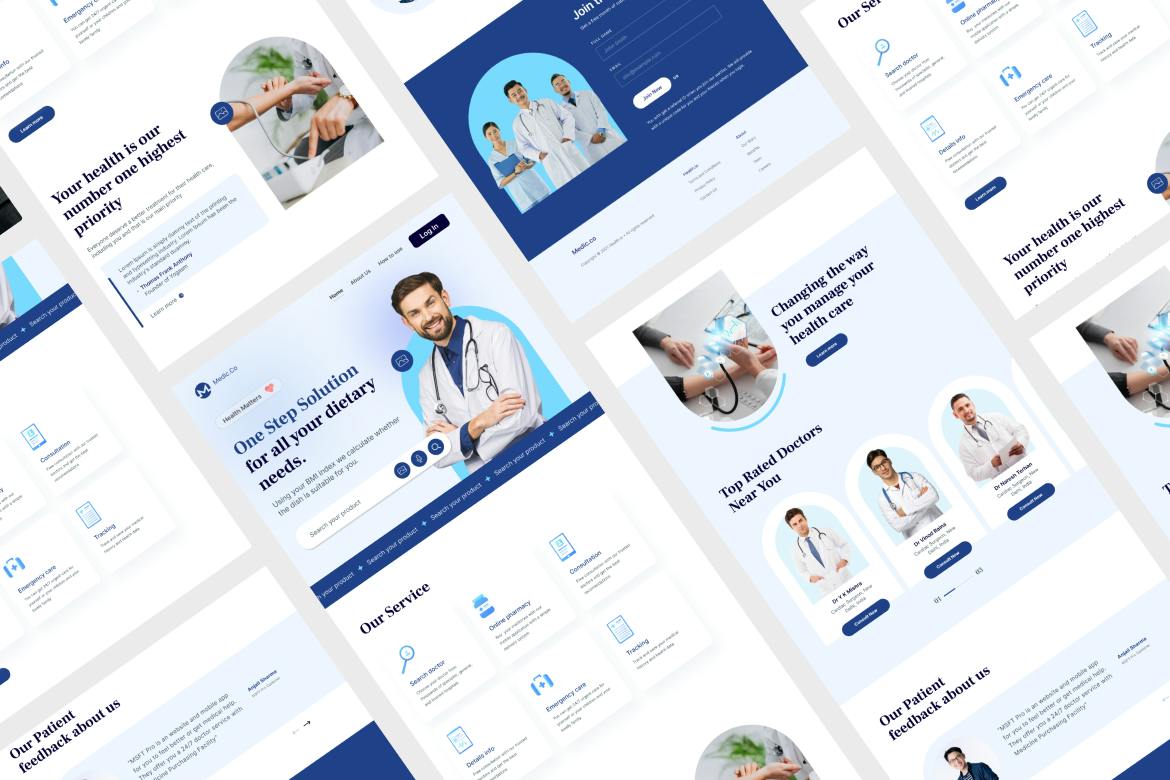 قالب Medic co Medical Figma