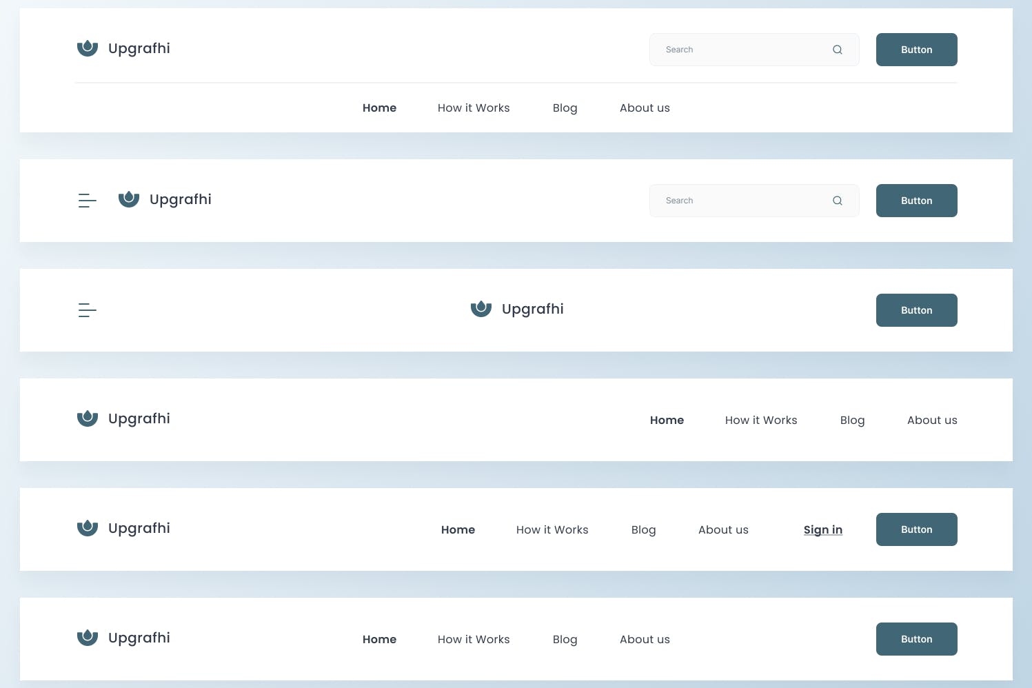 کیت Wireframe وب سایت