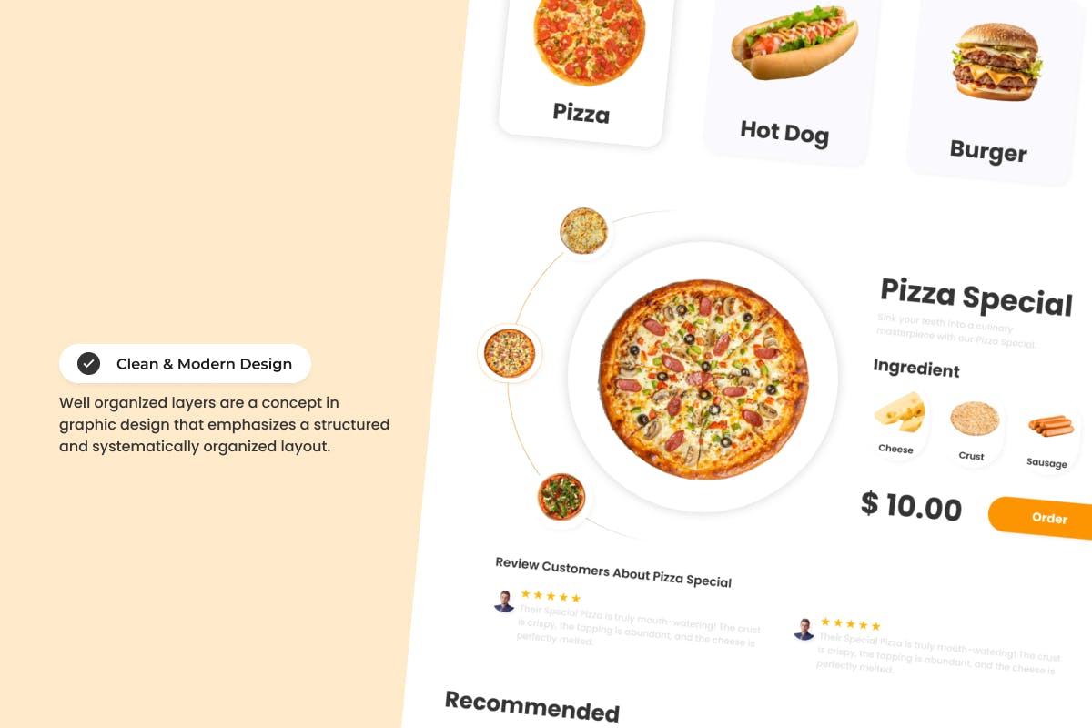 DeliverEase Food Delivery Landing Page V2